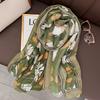 Autumn and winter new live broadcast popular scarf Korean version cotton and linen scarf women's sunscreen silk scarf shawl