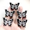 10pcs Beautiful Butterfly Relief  Resin Flat Back Scrapbook Decoration Diy Jewelry Earrings Holiday Decoration Pendant