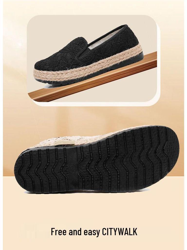 Women's 2025 Fisherman Style Breathable & Versatile Flat Cloth Shoes