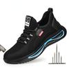 Indestructible  Sneakers Men Work  Shoes Breathable Anti-Smash And Puncture Work Shoes Boots Dropshipping