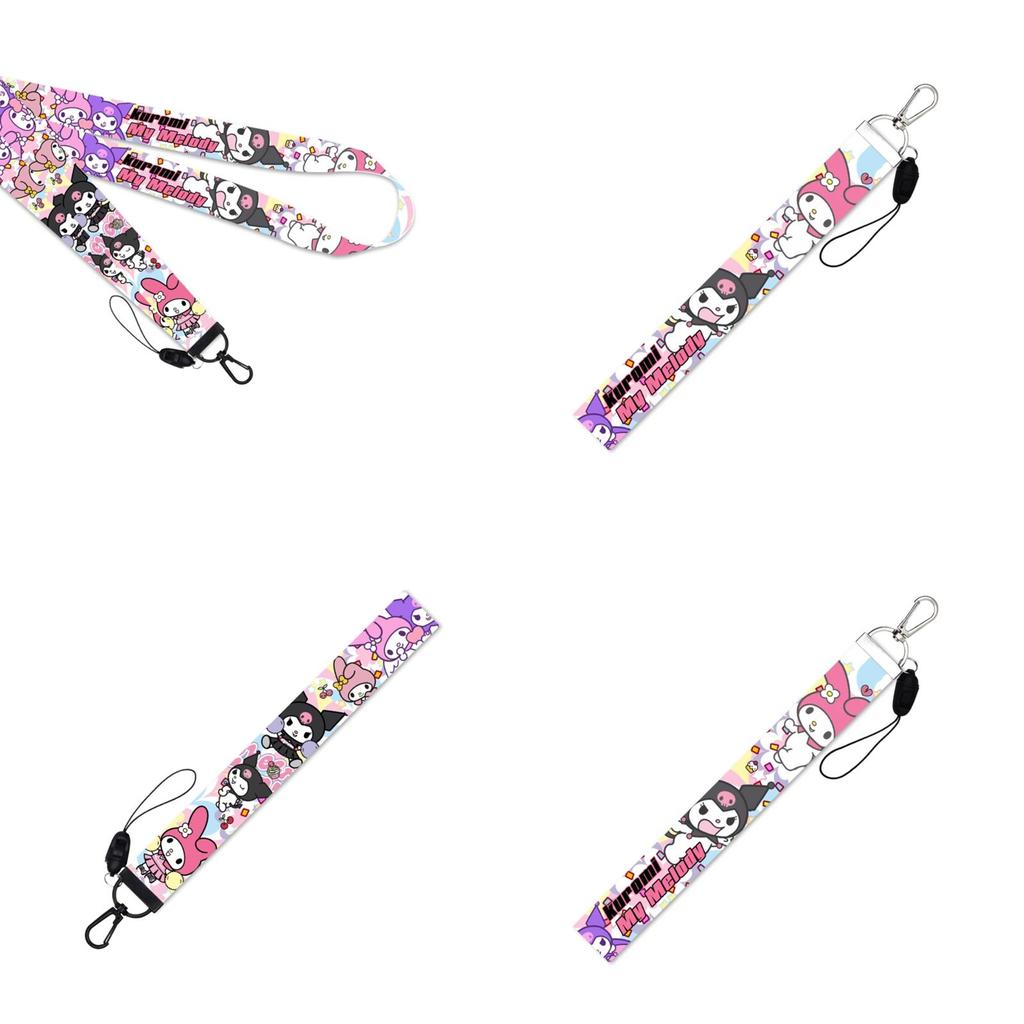 Sanrio Kuromi Character Phone Lanyard Soft Durable And Colorful Strap For All Your Needs!