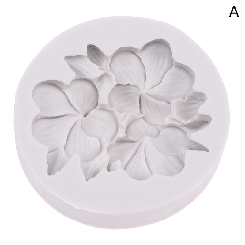 Силиконовая форма в форме цветка Diy Gardenia Plumeria Rubra Форма для мыла и помадки для торта