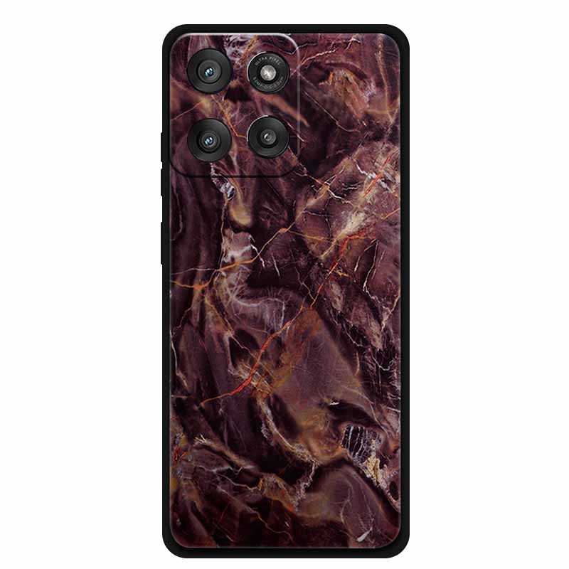 For Motorola Edge 60 Stylus Case Marble Painted Silicone Back Cover Case for Edge 60 Stylus Case Back Coque Edge 60 Stylus Cases