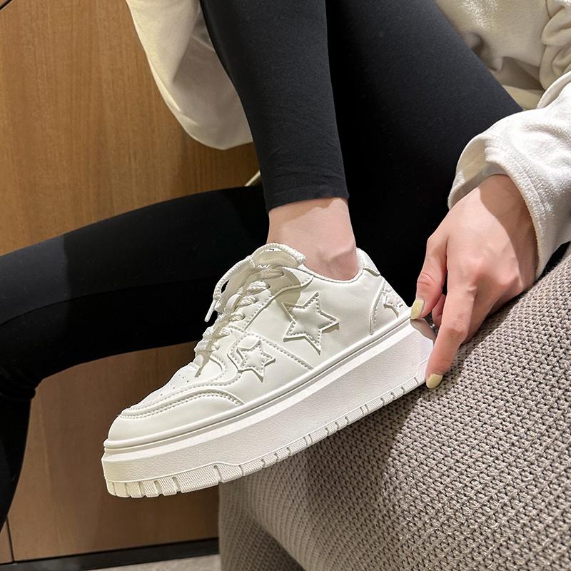 Модные женские повседневные кроссовки на платформе, кеды для скейтборда со звездой, кроссовки смешанных цветов для бега, спортивная обувь, теннисные туфли, кроссовки для ходьбы на открытом воздухе