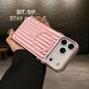 Модный 3D чехол для телефона с магнитом в виде гофрированного чемодана для IPhone 17 Pro Max 16 15 14 13, бампер из ТПУ, защитная крышка для беспроводной зарядки
