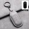 Leather Car Key Case Cover for Leapmotor T03 S01 C11 for 2025 Leapmotor C01 T03 S01 C11 Leap Motor Holder Key Fob Keychain