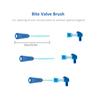 4 In 1 Water Bag Cleaner Set Universal Water Reservoir Clean Set Flexible Long Brush for Hose Small Brush for Bite