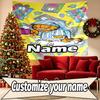 Custom Name Personalized Garfield Print Tapestry, Wall Art Decor, Bedroom, Dorm, Apartment, LivingRoom, Party Backdrop, Gift for Birthday