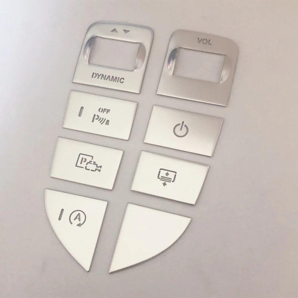 Car Styling For Mercedes Benz C E GLC Class W205 W213 X253 Center Console Gear Shift Multimedia Mouse Buttons Covers Stickers