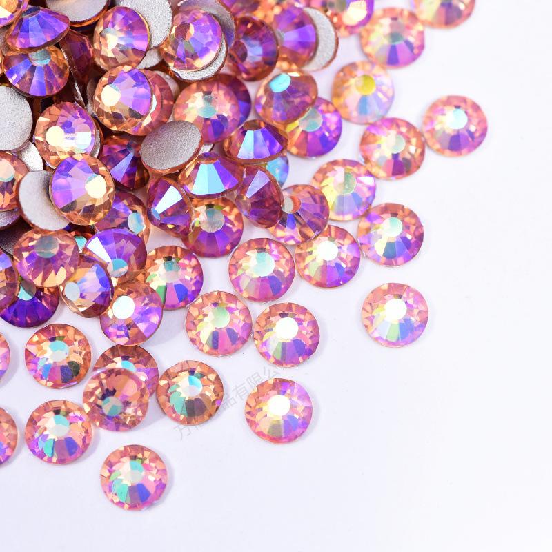 Стразы для дизайна ногтей, хрустальные стеклянные аксессуары, сделай сам, дрель с плоским дном, чехол для мобильного телефона, разноцветные, аксессуары Guomao A, аксессуары