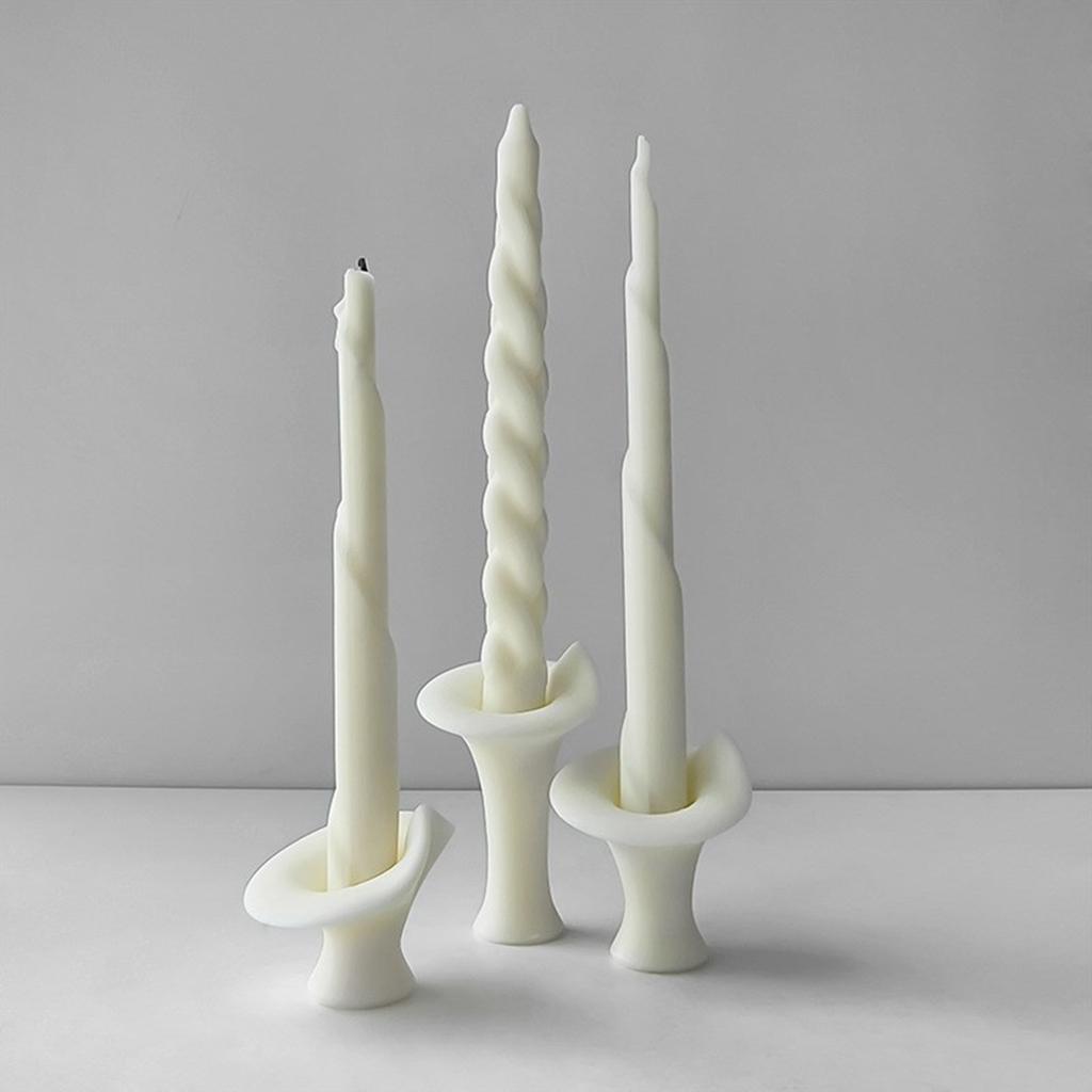 Силиконовые формы для подсвечников, формы для свечей, силиконовые формы для поделок, форма для фигурок, подходящая для подсвечника