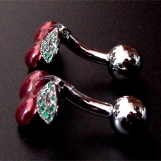 Kamakura Cufflinks Workshop Cherry Cufflinks ew081 (Cufflinks)