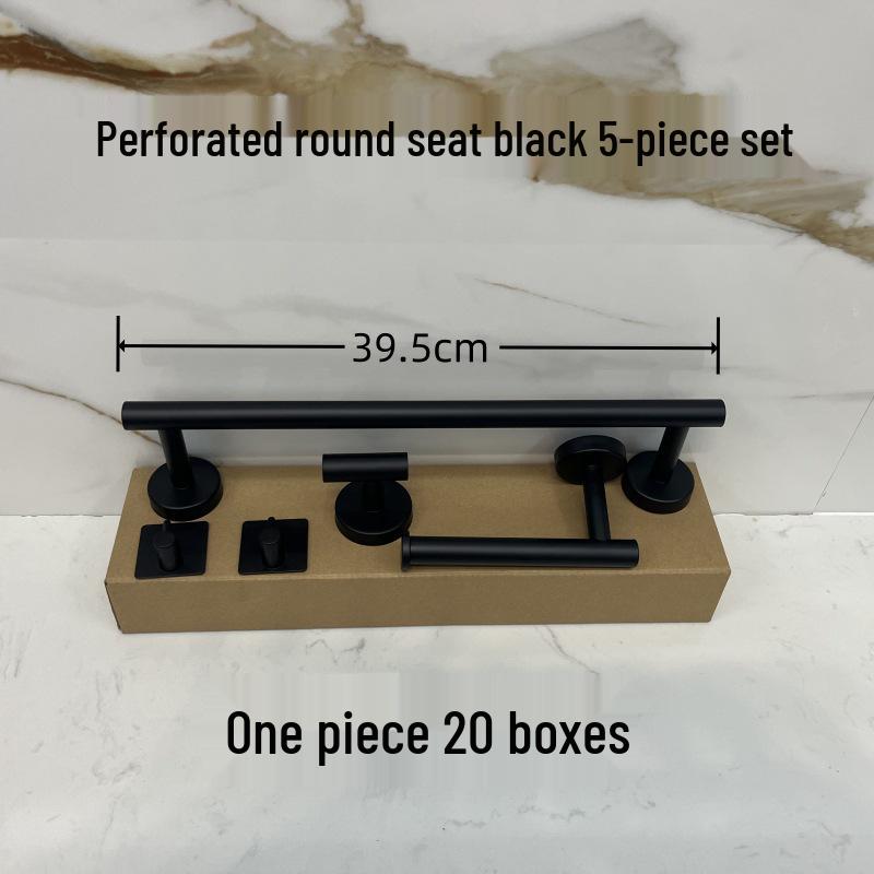 Держатель для полотенец и туалетной бумаги из нержавеющей стали, настенный, без сверления