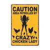 Retro Metal Tin Sign  Warning Dog  Vintage Wall Decor for Home Garden Cafe  Perfect for IndoorOutdoor Use  Rustic Poster Prin
