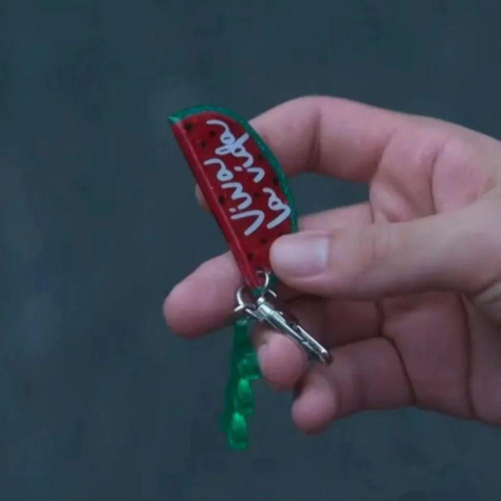 Viva La Vida Акриловый кулон Арбуз Симуляция Блестящий брелок Арбуз Подарок Телефон