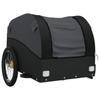 Bicycle Trailer Black 30 kg Iron