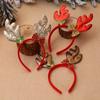 Party Dress Up Christmas Decoration Female Plush Hair Hoop Christmas Hair Band Antlers Headband