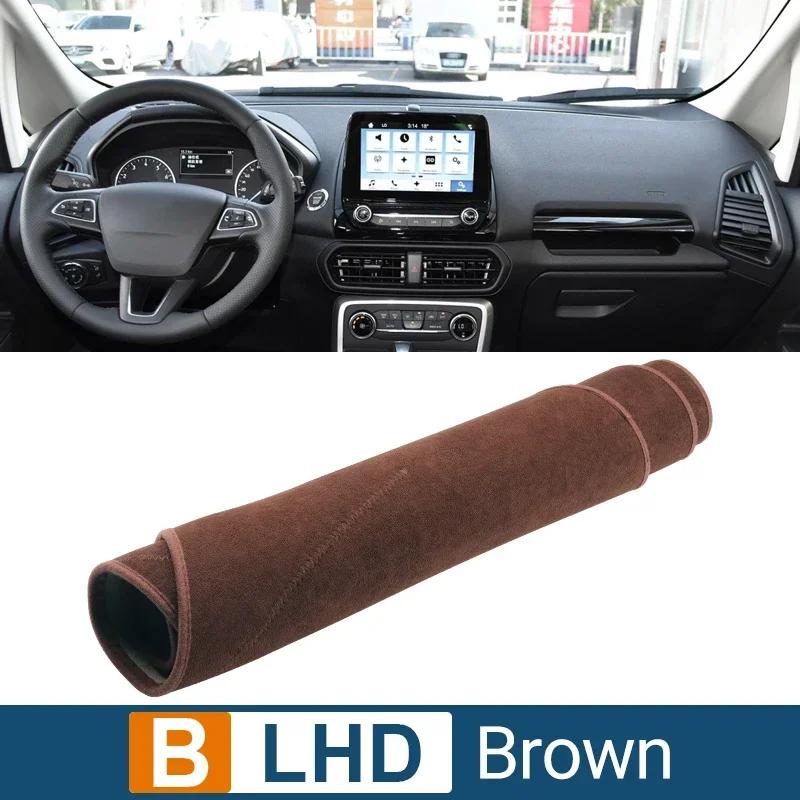 Car For Ford EcoSport 2018 Dashboard Cover Sunshade Anti-UV Carpets Non-slip Protector Mat Inner Accessories
