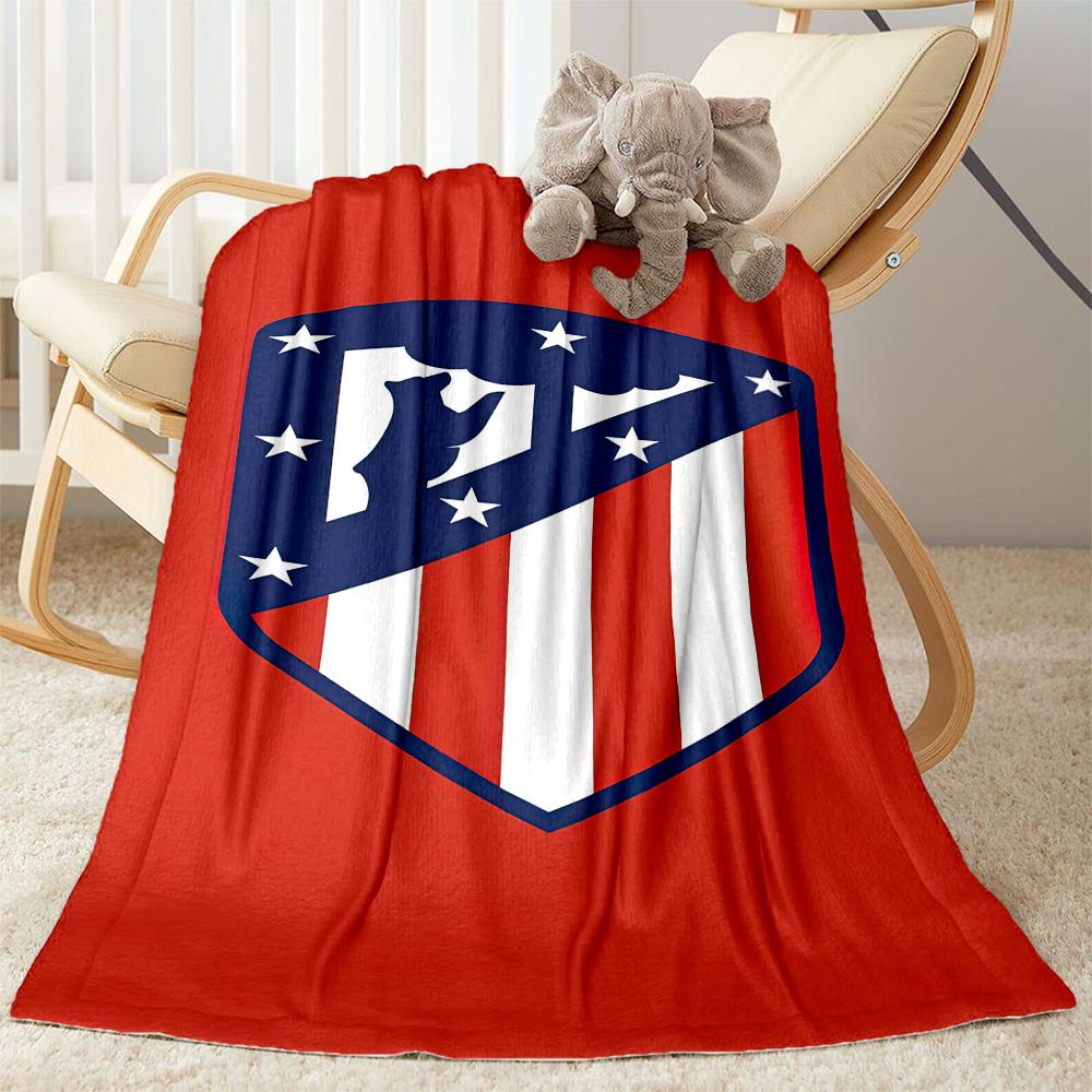 Atletico Madrid Blanket Comfortable Perfect For Bedding Livingroom Seaside For All Seasons Modern Perfect Gift For Relatives And Friends