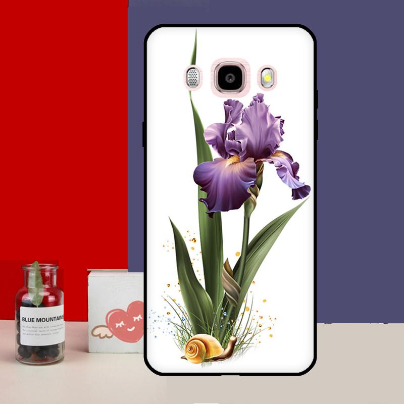 Чехол Blue Iris Flower для Samsung Galaxy J4 J6 Plus 2018 J8 A6 A7 A8 A9 J1 A3 A5 2016 J3 J5 J7 2017