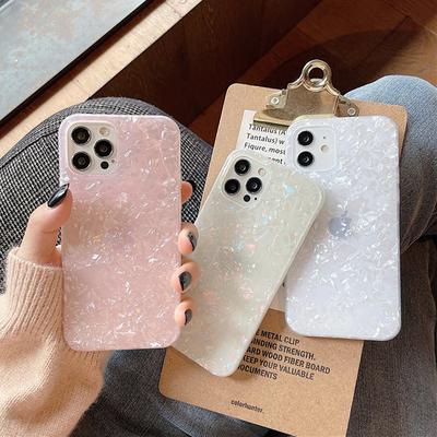 Мраморный чехол для телефона с блестящим рисунком Dream Shell для iPhone 13 Pro 12 11 Pro Max XR XS Max 15 14 Plus, мягкий силиконовый чехол IMD