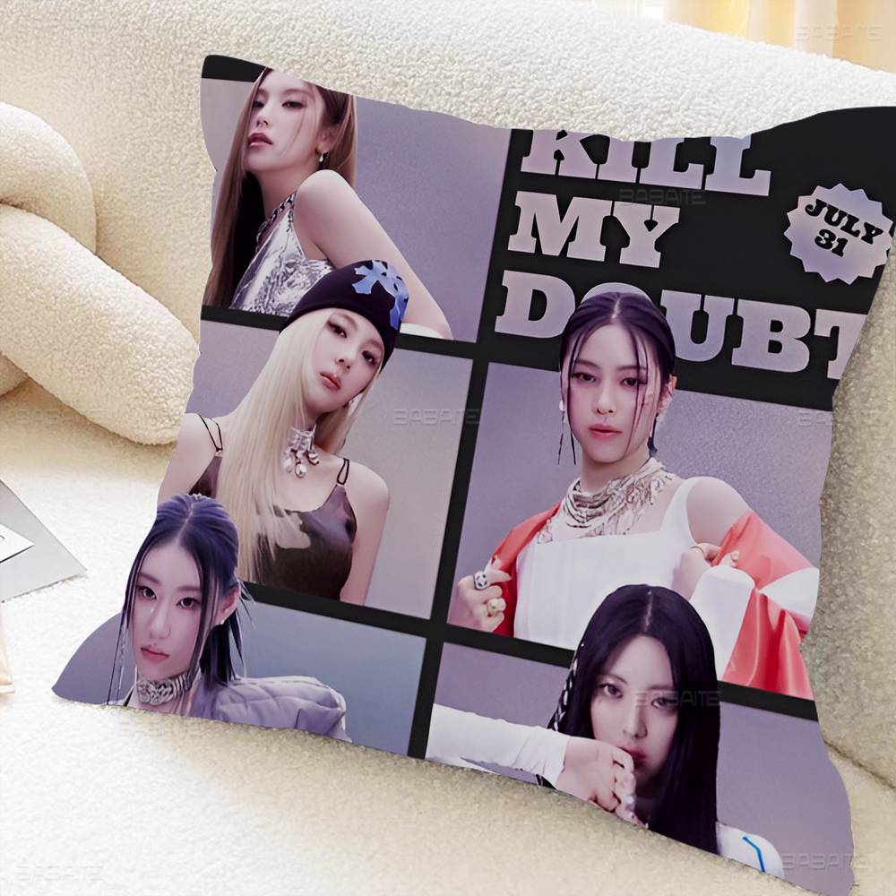 K-pop Стиль Группа Itzy Наволочка Подушка Обивка Диван Декоративная Подушка Домашний Декор Наволочка