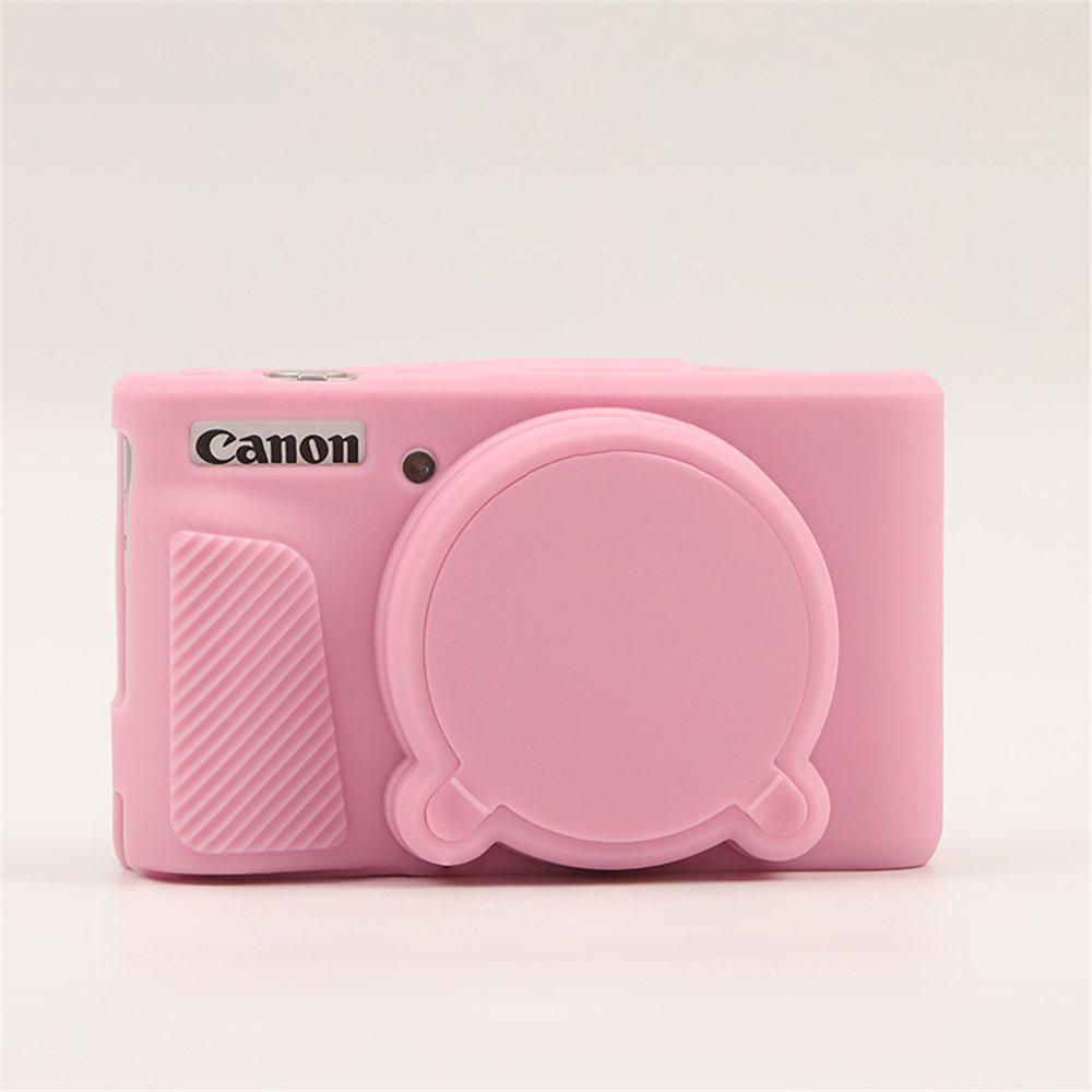 Для SX740HS SX730HS Мягкий резиновый силиконовый чехол для Canon PowerShot SX740 HS SX730 Защитная накладка для корпуса с защитой объектива