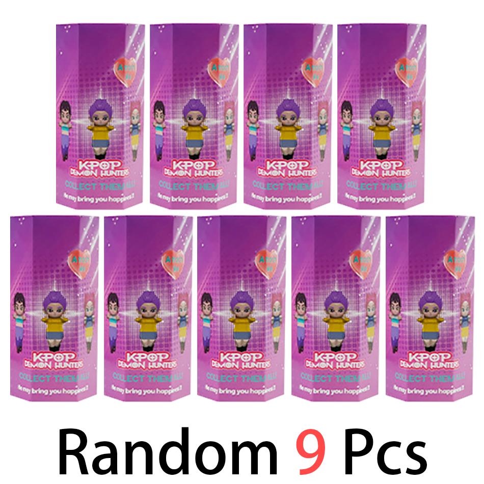 Версия Q K-pop Охотники на демонов коробка Фигурка Игрушка Derpys Tiger Rumi Mira Zoey Sussy Фигурка Кукла Фанаты Рождество день рождения Подарок