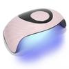 120W UV Nail Lamp LED Gel Polish Dryer Fast Dry Induction Manicure Tool 110‑240VPink US Plug