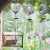 3D Rotating Wind Chimes Creative Metal Mirror Wind Spinner Pendant Garden Decoration Wind Spinner Home Decor Accessories