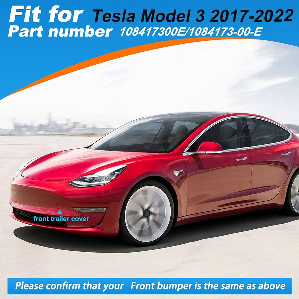 Крышка фаркопа переднего бампера 1084173-00-E для Tesla Model 3 2017-2022