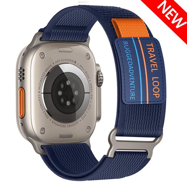 Ремешок Trail loop для Apple Watch Bands 49мм 44мм 40мм 41мм 45мм 42мм 46мм correa bracelet iWatch series 7 se 8 9 10 11 Ultra2 3
