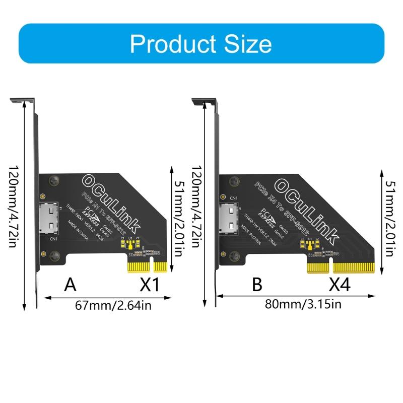 PCIe Card for 8611/8612 to Platform Compatibility