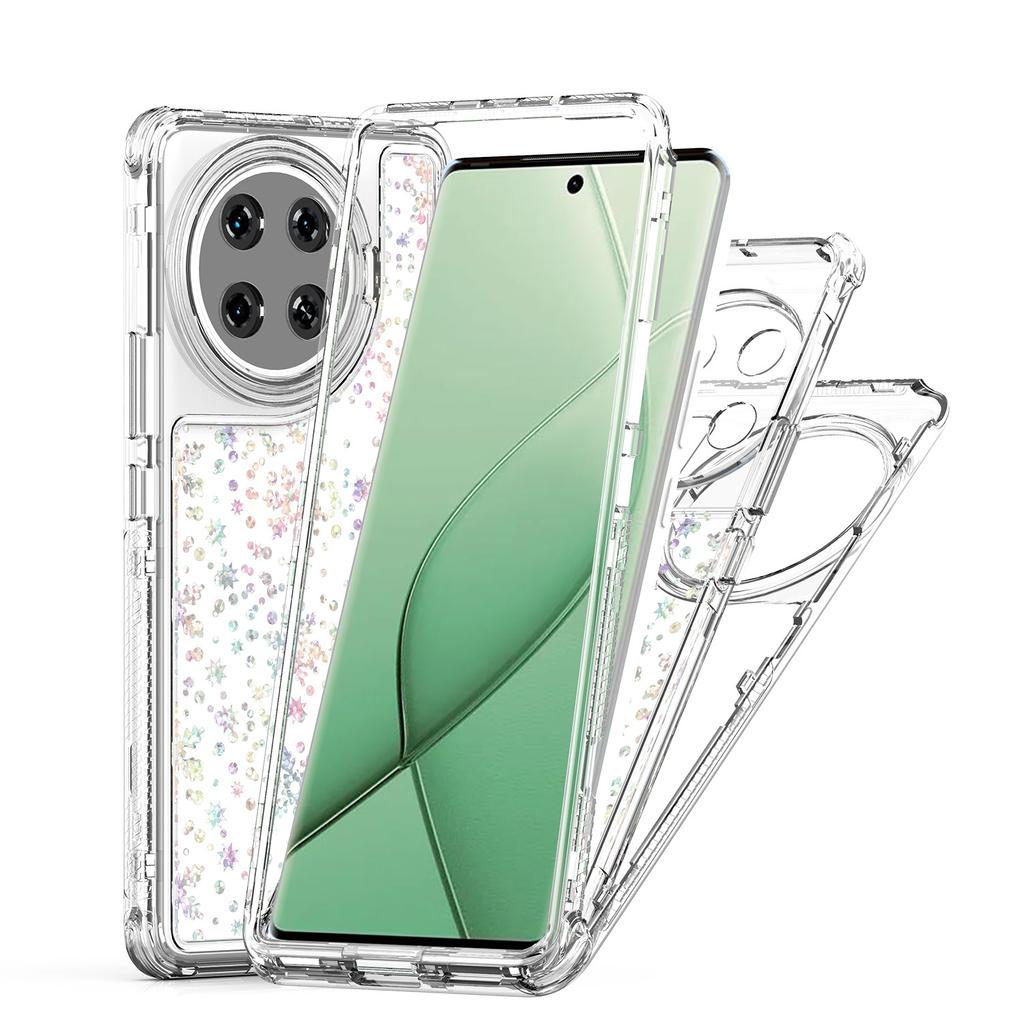 For TECNO Spark 20 Pro+ Case Precise Cutouts Acrylic TPU Clear Phone Cover with Laser-printed Film