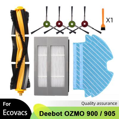 Для Ecovacs Debot OZMO 900 905 DN55 Запчасти для робота-пылесоса Основная Боковая щетка HEPA-фильтр Салфетки для швабры Аксессуары