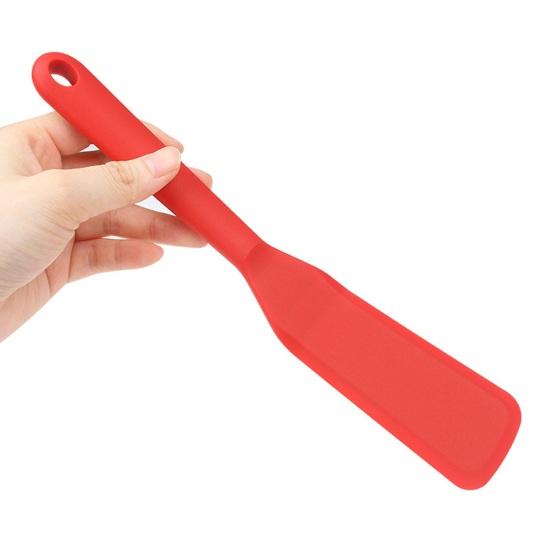 Силиконовая лопатка для жарки, термостойкая, антипригарная, кулинарная лопатка для яиц, блинов, бургеров, пиццы, стейка, омлетов, крепов, инструмент для выпечки, кухонная утварь