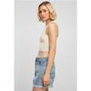 Женский кроп-топ Urban Classics Cropped GT - кремовый - 3XL