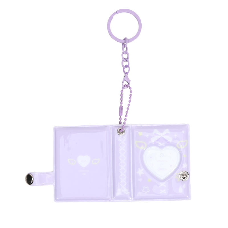 Ins Korean Version Bow Photo Album Student Id Card Storage Book Cute Star Chasing Small Card Display Mini Pendant Book