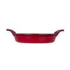 Staub Stackable Dish Cherry Cast Enamel Grill Gratin Dish Japanese Dish "Oval 21cm" [Authorized Product] 40509-896