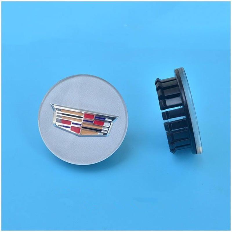 4pcs 66mm Acrylic Car Wheel Center Hub Caps Cover for Cadillac BLS CT4 CT6 CTS SLR SLS SRX XT4 XT5 XT6 XTS Escalade Deville DTS