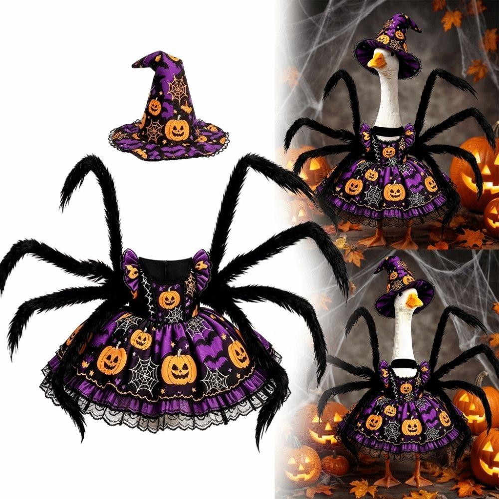 1 Set Witch Hat Porch Goose Outfits 23 Inch Fit Halloween Goose Decor Halloween Party