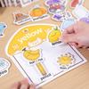Early Education Number Color Classification Quiet Sticker Book Children's Logical Thinking Educational Toy