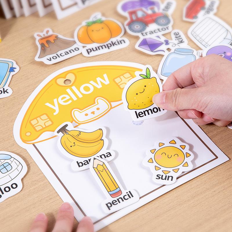 Early Education Number Color Classification Quiet Sticker Book Children's Logical Thinking Educational Toy