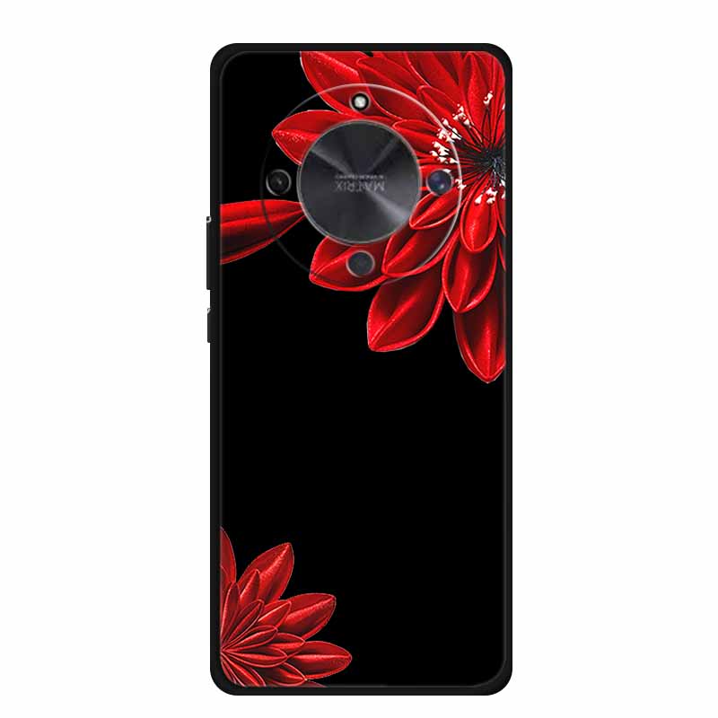 Coque For Honor X70 5G Case Cartoon Cat Funda Black Silicone Soft Back Cover For Honor X70 2025 Phone Case Cover X 70 HonorX70