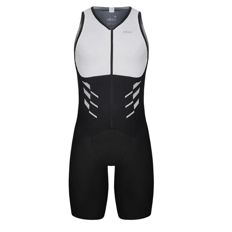 Mens Sleeveless Triathlon Cycling Suit Quick-Dry Compression Jersey Road Mountain Bike Riding Sportswear