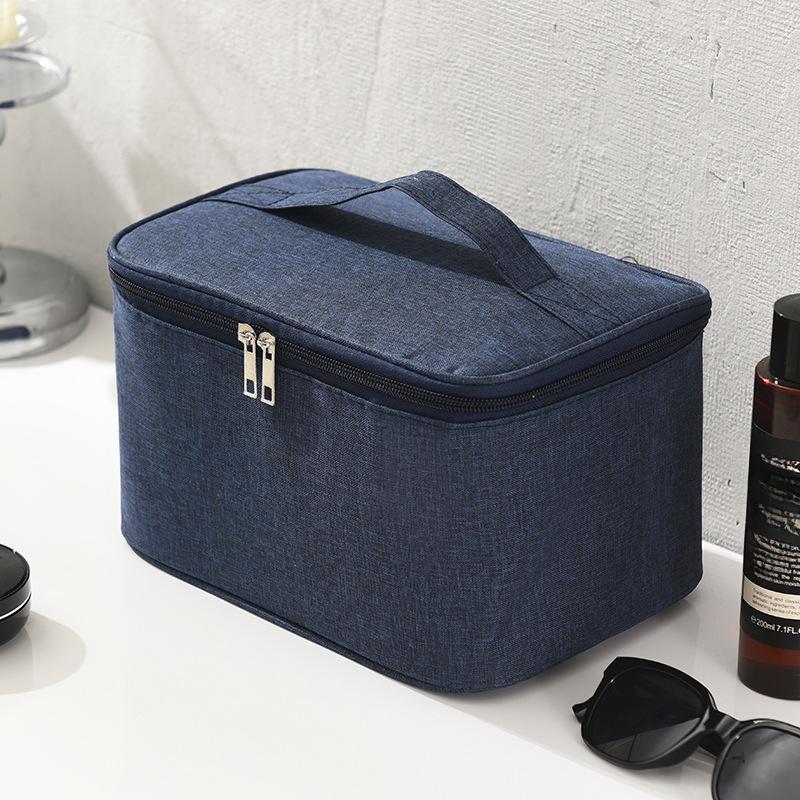 Мужская косметичка для деловых поездок, вместительная косметичка из ткани Оксфорд, сумка для хранения, портативная сумка