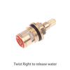 1/2Pcs Clockwise Or Anti-Clockwise Universal Replacement Tap Valves Brass Ceramic Disc Cartridge Inner Faucet Valve For Bathroom