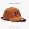 Hat Women's Spring Summer Breathable Soft Top Cap Men's Outdoor Sunscreen Korean Cute Bear Baseball Cap