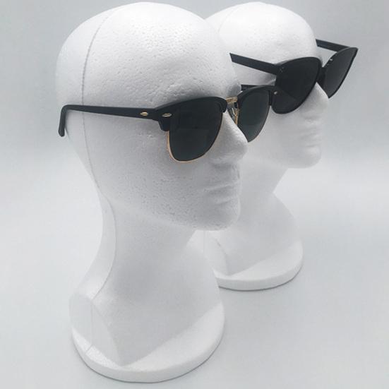 Foam Mannequin Head Model Display Stand for Wigs Hats Jewelry Glasses Holder Easy To Use Shop Rack for Salon DIY Painting