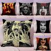 Cool O-ozzy O-osbourne Pillow Case Silky Short Plush with Invisible Zipper Dustproof Sofa Cushion Cover for Home Decor